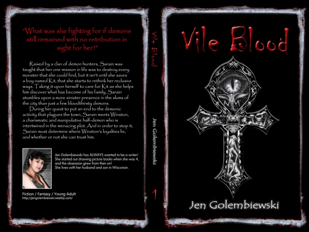 Vile Blood Print Book Coversm