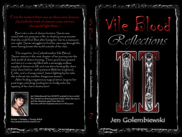 Vile Blood 2 Reflections Print Book Cover sm